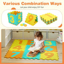 9 Pieces Interlocking Foam Puzzle Floor Mat with 3 Marker Discs by LJGDeals