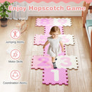 9 Pieces Interlocking Foam Puzzle Floor Mat with 3 Marker Discs by LJGDeals