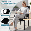 9 Pieces Patio Dining Set for 8 Outdoor Rectangular Table and Stackable Chairs