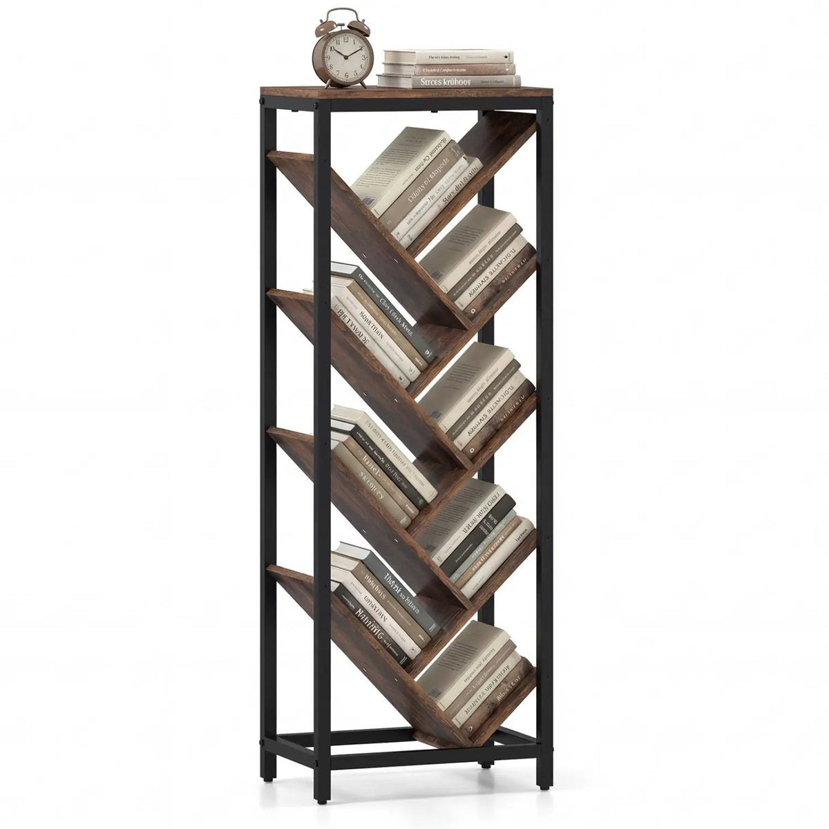 9-Tier Freestanding Bookcase for Hardcover Books, photo 4 of 16