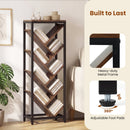 9-Tier Freestanding Bookcase for Hardcover Books by DirectDeals