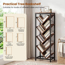 9-Tier Freestanding Bookcase for Hardcover Books by LJGDeals