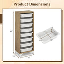 9-Tier Fruit & Vegetable Storage Rack with Slide-Out Baskets by DirectDeals