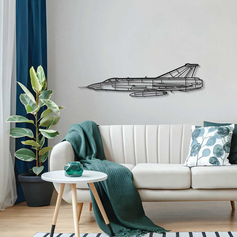 RF-35 Draken Metal Aircraft Wall Art - NCP0194