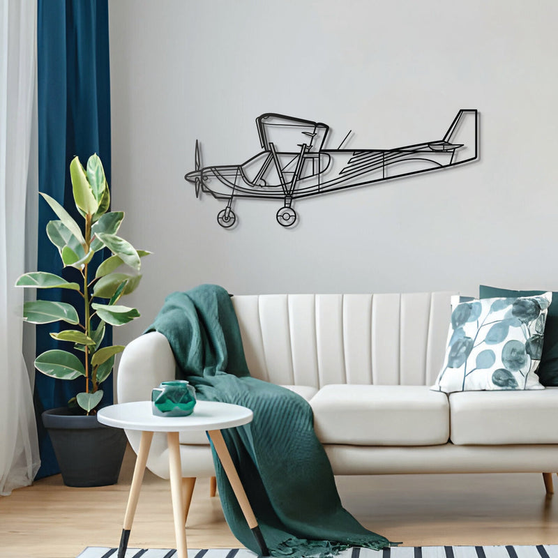 STOL CH 750 Metal Aircraft Wall Art - NCP0298