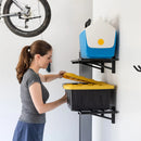 1' x 2' Bristol Garage Wall Mount Shelves | 2 Pack | Black by StoreYourBoard
