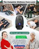 LX31 Rolling Hand Massager, Heat, Compression + Kneading, Smart Memory, Charcoal Black