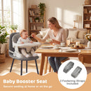 9-in-1 Convertible High Chair with Solid Wood Legs for Babies and Toddlers