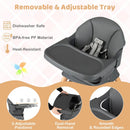 9-in-1 Convertible High Chair with Solid Wood Legs for Babies and Toddlers by LJGDeals