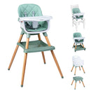 9-in-1 Convertible High Chair for Babies and Toddlers with Seat Cushion
