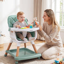 9-in-1 Convertible High Chair for Babies and Toddlers with Seat Cushion