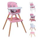 9-in-1 Convertible High Chair for Babies and Toddlers with Seat Cushion by LJGDeals