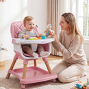 9-in-1 Convertible High Chair for Babies and Toddlers with Seat Cushion