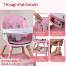 9-in-1 Convertible High Chair for Babies and Toddlers with Seat Cushion by LJGDeals