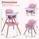 9-in-1 Convertible High Chair for Babies and Toddlers with Seat Cushion
