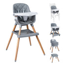 9-in-1 Convertible High Chair for Babies and Toddlers with Seat Cushion