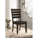 Padded Seat Side Chairs With Tapered Slats (Set of 2) by HouseOfZazla