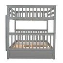 Bunk Bed With Ladders And 2 Storage Drawers by Unique Piece Furniture
