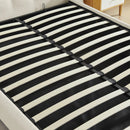 Queen Size Removable Chenille Wingback Upholstered Waffle Bed by HouseOfZazla