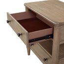 Open Nightstand With 2 Drawers by Unique Piece Furniture