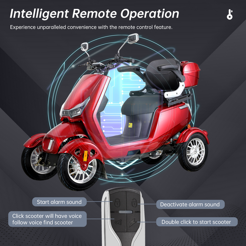 Electric Mobility Scooter with Big Size and High Power, photo 6 of 9