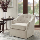 Calvin - Swivel Chair With 360 Degree Rotation - Beige by HouseOfZazla