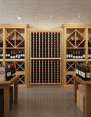 Wine Racking 10 Column Display Customizable Standard Bottle Storage by Wine Racks