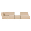Cleo - Modular Upholstered Deep Seating Patio Armless Loveseat by HouseOfZazla