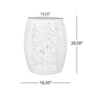Modern Design Metal End Table, Large