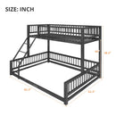 Bunk Bed With Ladder And Safety Guardrails by HouseOfZazla