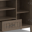 Lev - TV Media Stand - Smoky Brown by HouseOfZazla