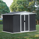 8x6 Feet Apex Roof Dark Storage Shed