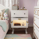 Robot LED Nightstand With 360° Rotating Drawer by HouseOfZazla