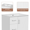 Bathroom Vanity With Under Mount Sink, 2 Drawers And Soft Closing Door by HouseOfZazla