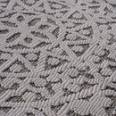 Guros - 6' X 9' Medallion Indoor / Outdoor Area Rug - Gray / White by HouseOfZazla