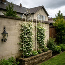 Metal Garden Rustproof Trellis For Climbing Plants Outdoor Flower Support by Unique Piece Furniture