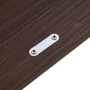 Modern Extendable & Rotating Cabinet With Drawer And Flip Doors For Versatile Storage - Black / Dark Walnut by HouseOfZazla