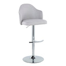 Contemporary Adjustable Barstool with Swivel Set of 2 by Unique Piece Furniture