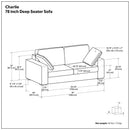 Charlie - Deep Seater Sofa by HouseOfZazla