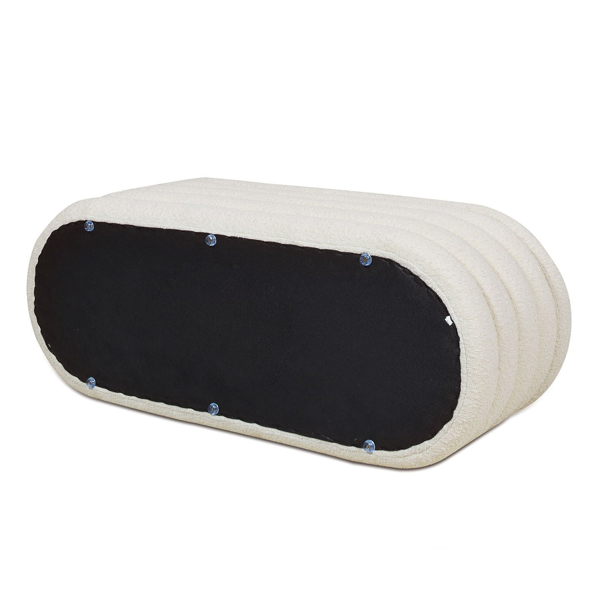 Fuji - Upholstered Oval Storage Bench, photo 21 of 34