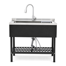 Stainless Steel Utility Sink, Freestanding Sink by HouseOfZazla