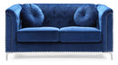 Stylish Sloped Arm Loveseat