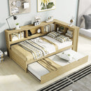 Daybed With Trundle, Storage Cabinets, USB Ports by HouseOfZazla
