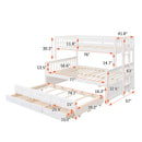 Bunk Bed With Twin Size Trundle And Drawers by HouseOfZazla