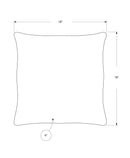 Pillows, Square, Insert Included, Decorative Throw, Hypoallergenic, Modern