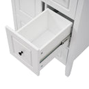 Retro Bathroom Vanity With Sink, Soft Closing Cabinet & Drawers by HouseOfZazla