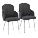 Dahlia - Contemporary, Dining Chair (Set of 2) by HouseOfZazla