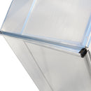 Polycarbonate house, Heavy Duty Outdoor Aluminum Walk-In House Kit With Rain Gutter, Vent And Door For Backyard Garden by HouseOfZazla
