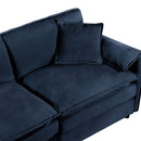 Modern Oversized Accent Chair, Comfy Single Sofa With Large Seat (Set of 2) by HouseOfZazla