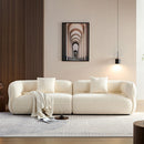 Sectional Sofa With Durable Fabric, Solid Wood Frame, And High Density Sponge Fill by Unique Piece Furniture